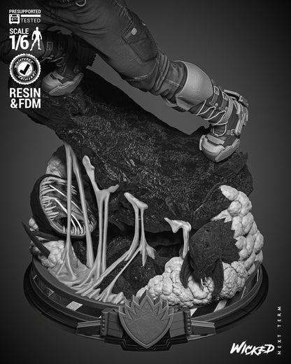 Drax Comics Version Statue