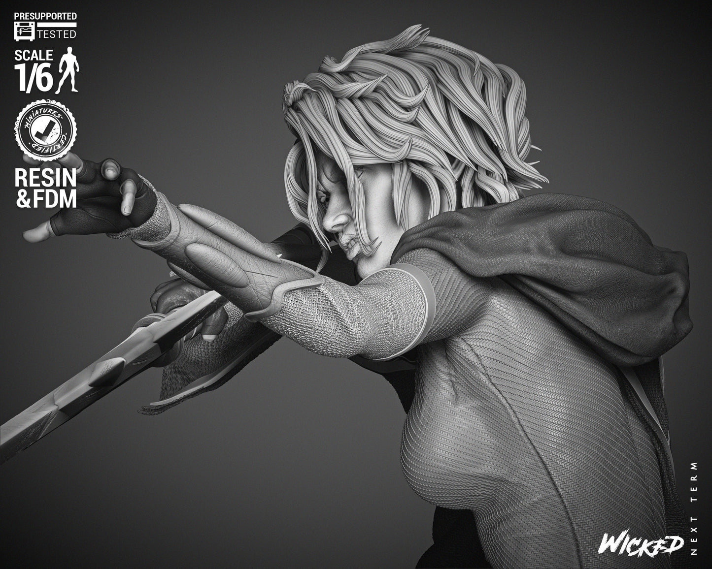 Marvel Quasar Bust