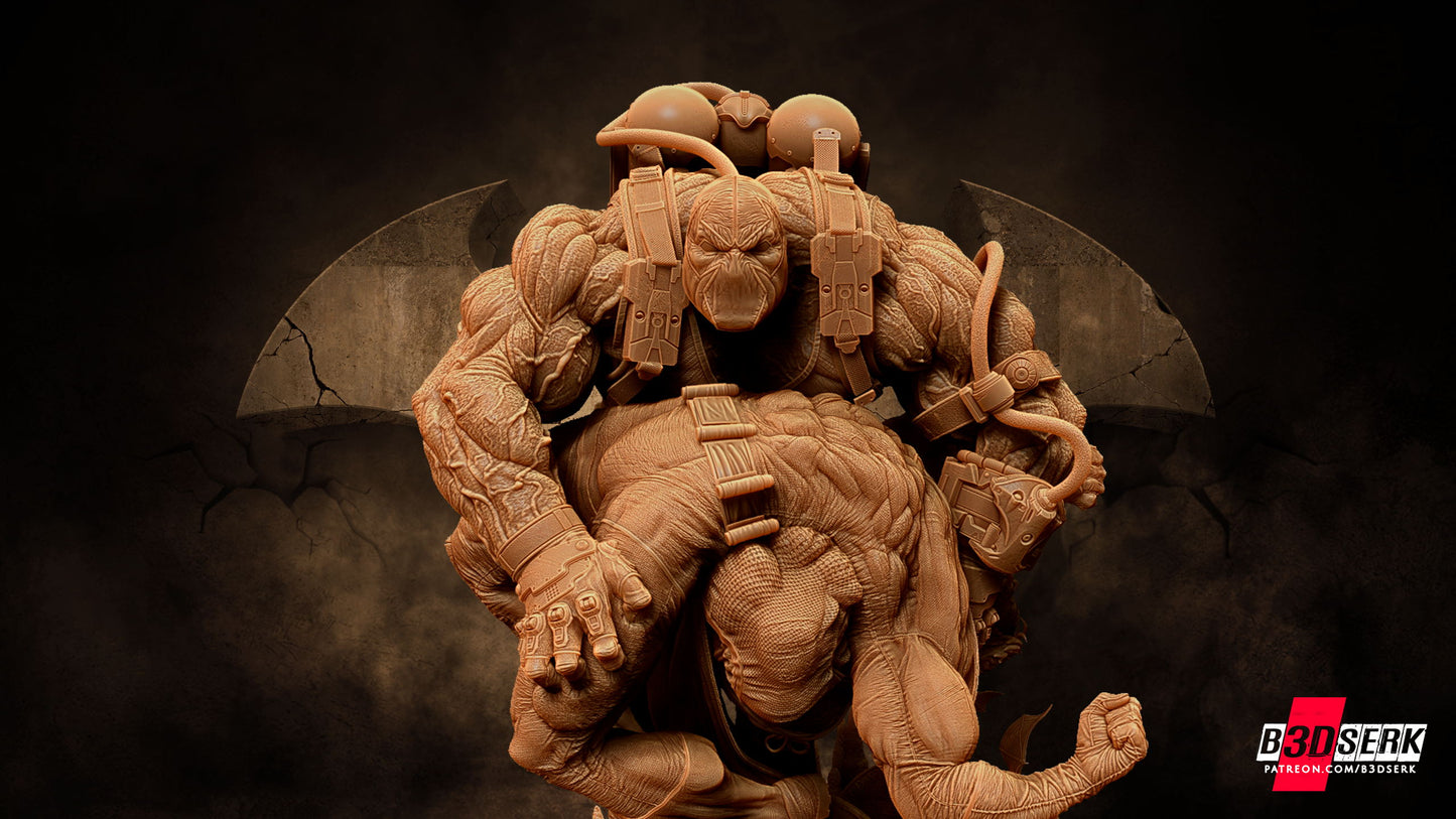 Bane VS Batman Diorama