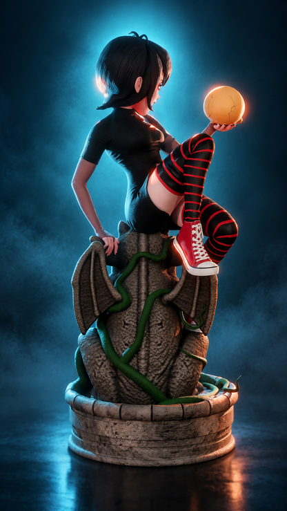 Mavis Dracula Statue 3D-Printed Kit
