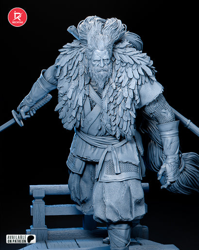 Great Shinobi Owl Statue 3D-Printed Kit