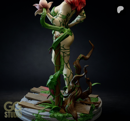 Poison Ivy Statue 3D-Printed Kit