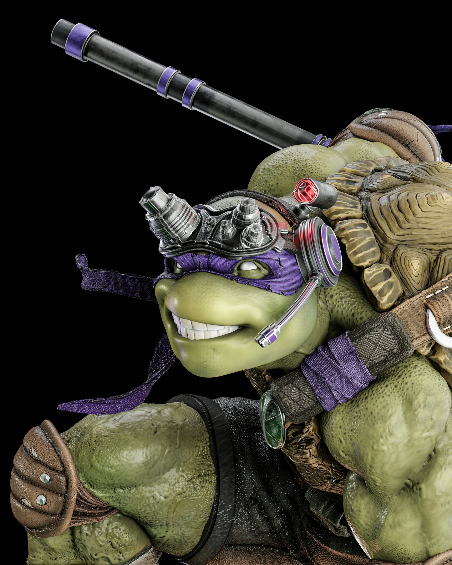 Donatello TMNT Statue 3D-Printed Kit