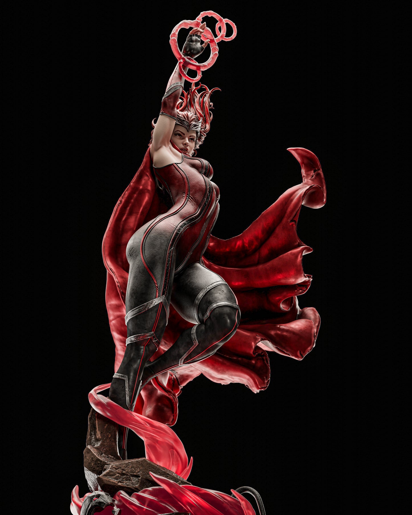 Scarlet Witch Statue 3D-Printed Kit