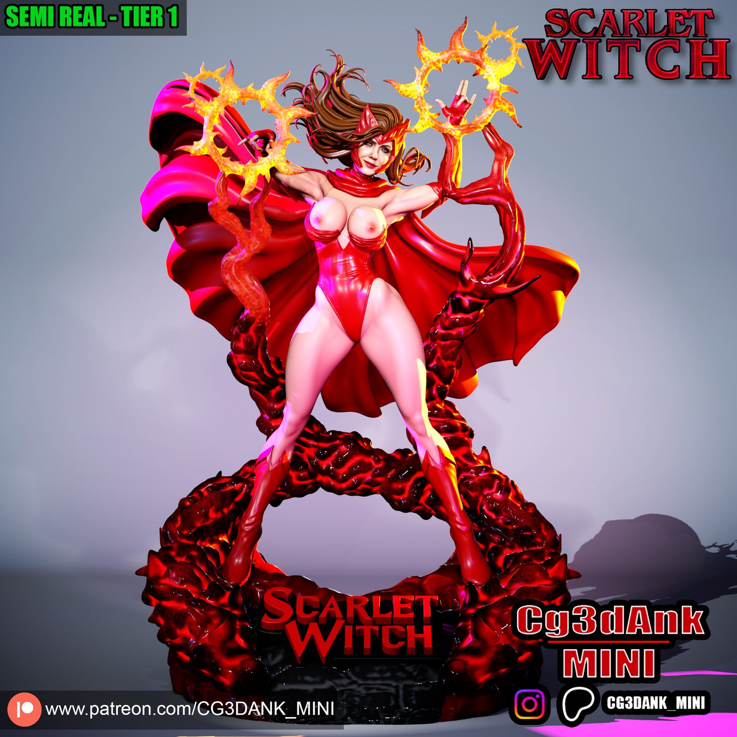 Scarlet Witch Statue