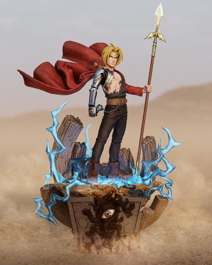 Edward Elric Statue 3D-Printed Kit