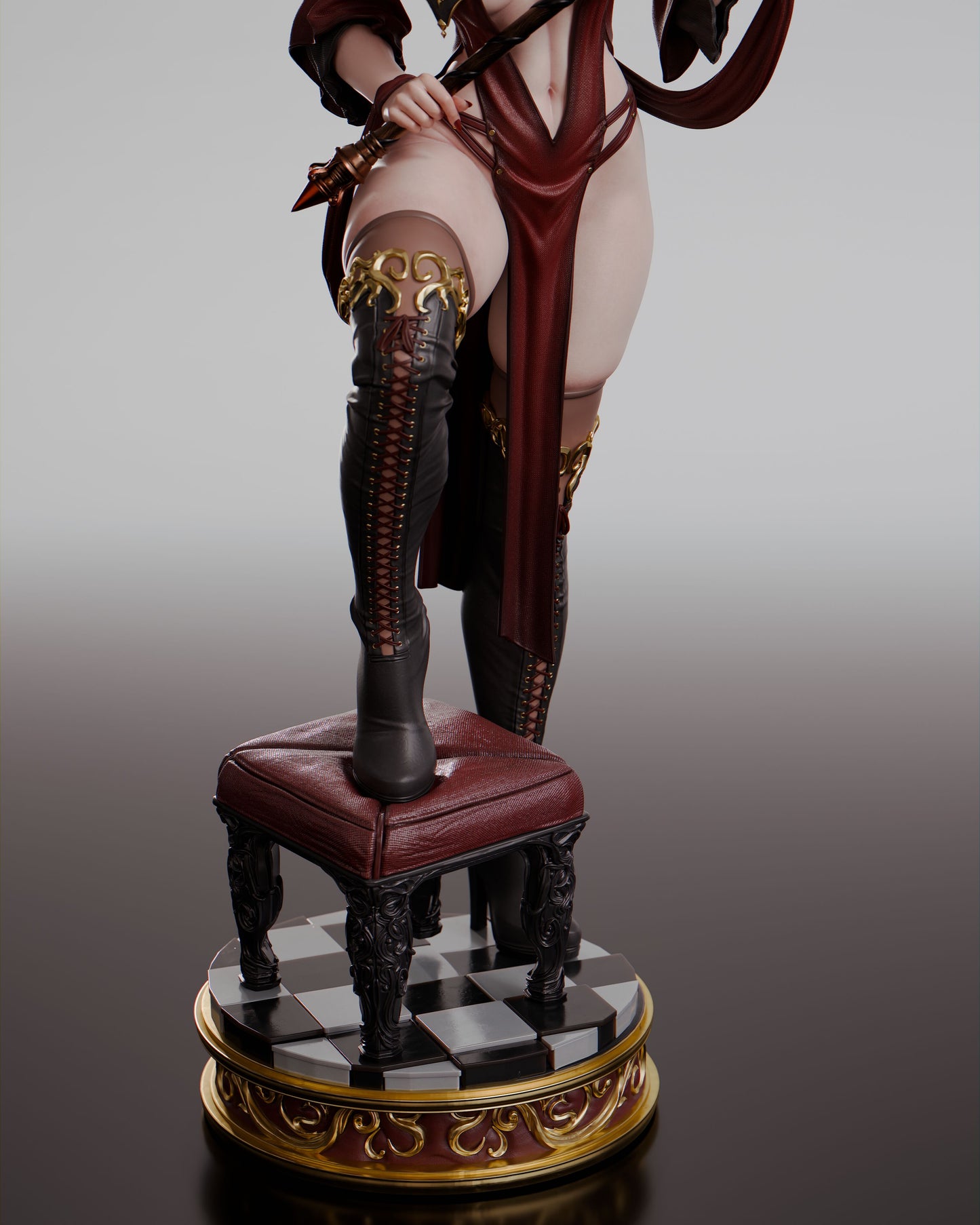 Queen Of Hearts Statue