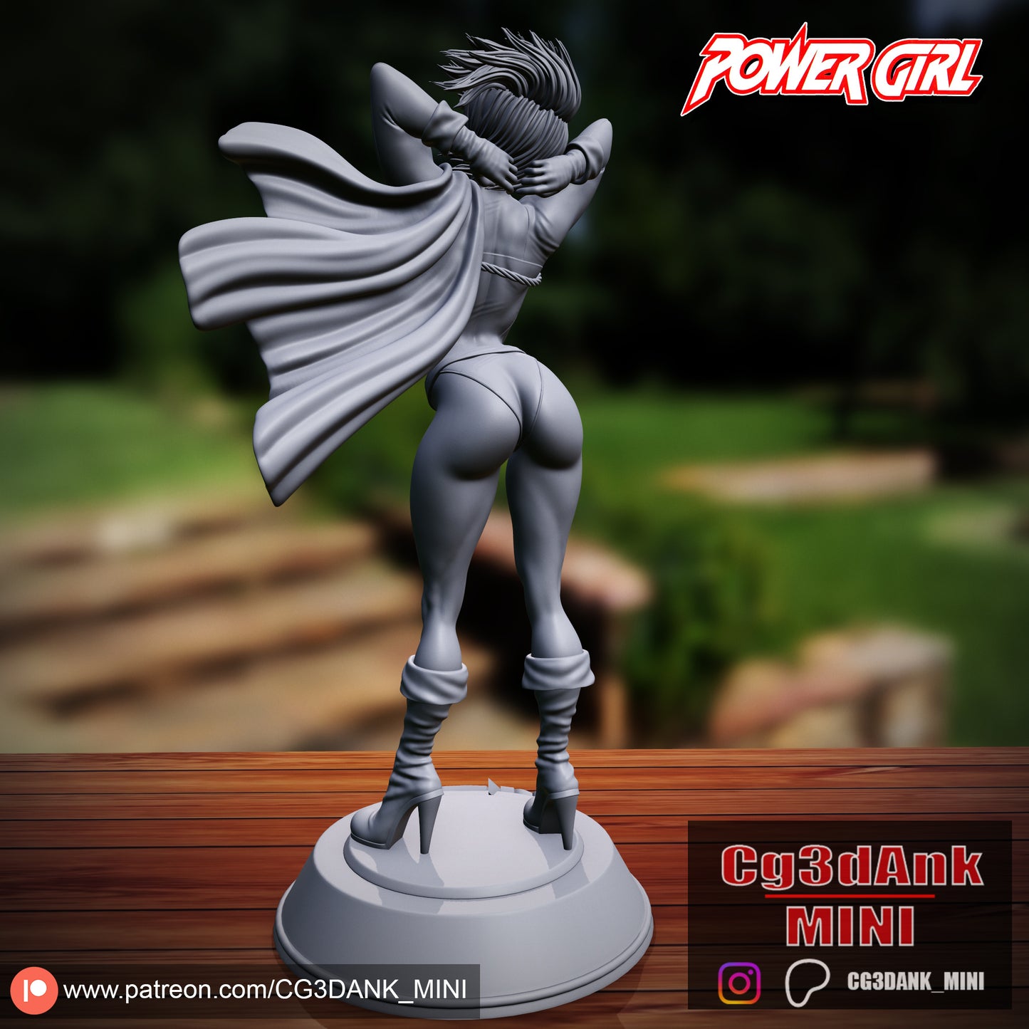 Power Girl Statue