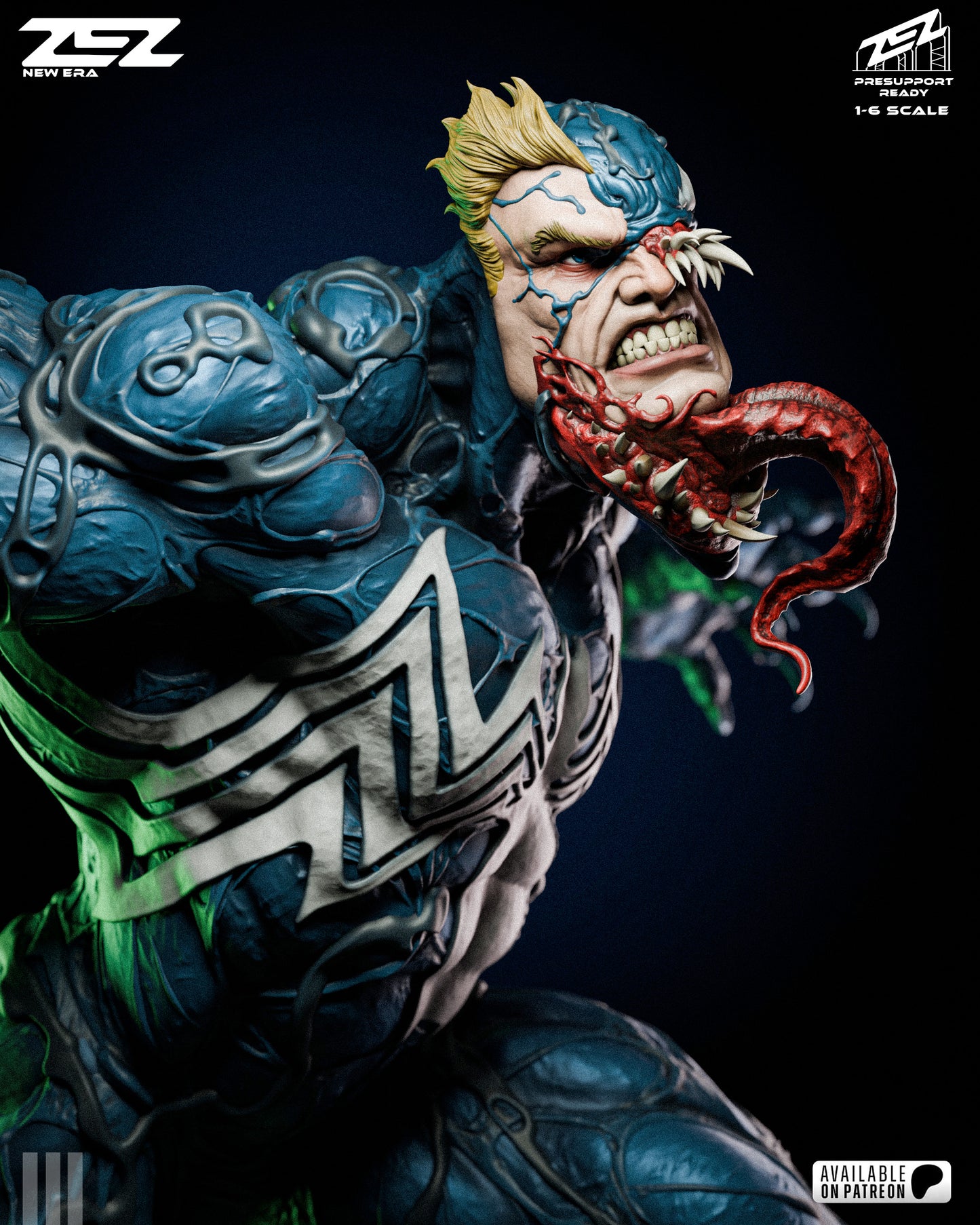 Venom Statue 3D-Printed Kit