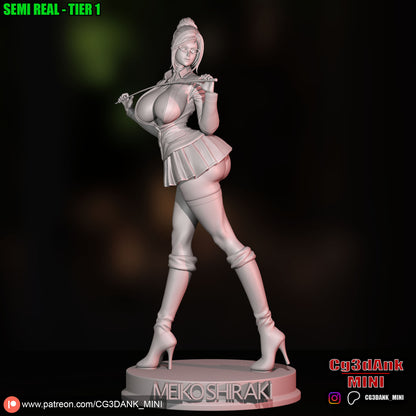 Meiko Shiraki Statue 3D-Printed Kit