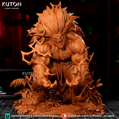 Blanka Statue 3D-Printed Kit