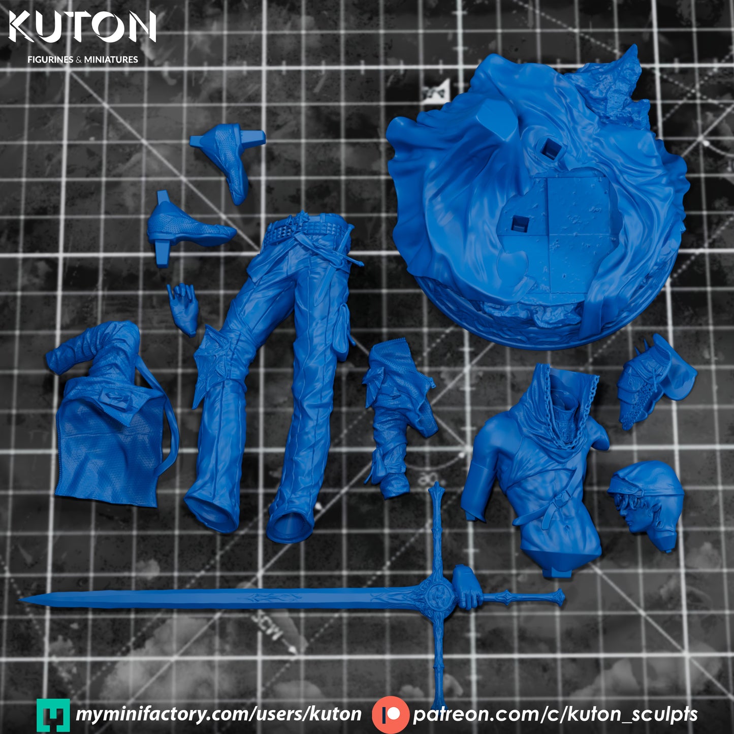 Elias Statue 3D-Printed Kit