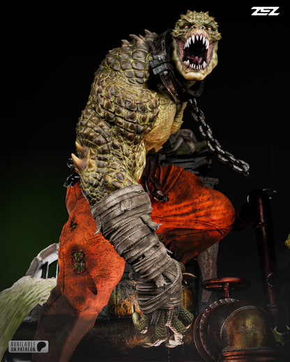 Killer Croc Statue