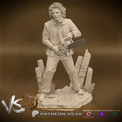 Leatherface Statue 3D-Printed Kit