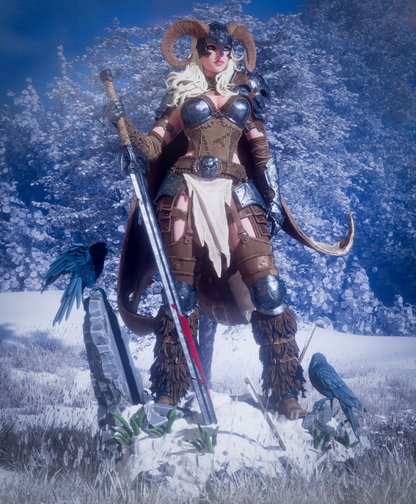 Warrior Of The North Statue 3D-Printed Kit