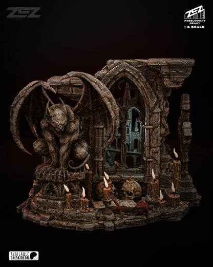 Dracula Statue 3D-Printed Kit