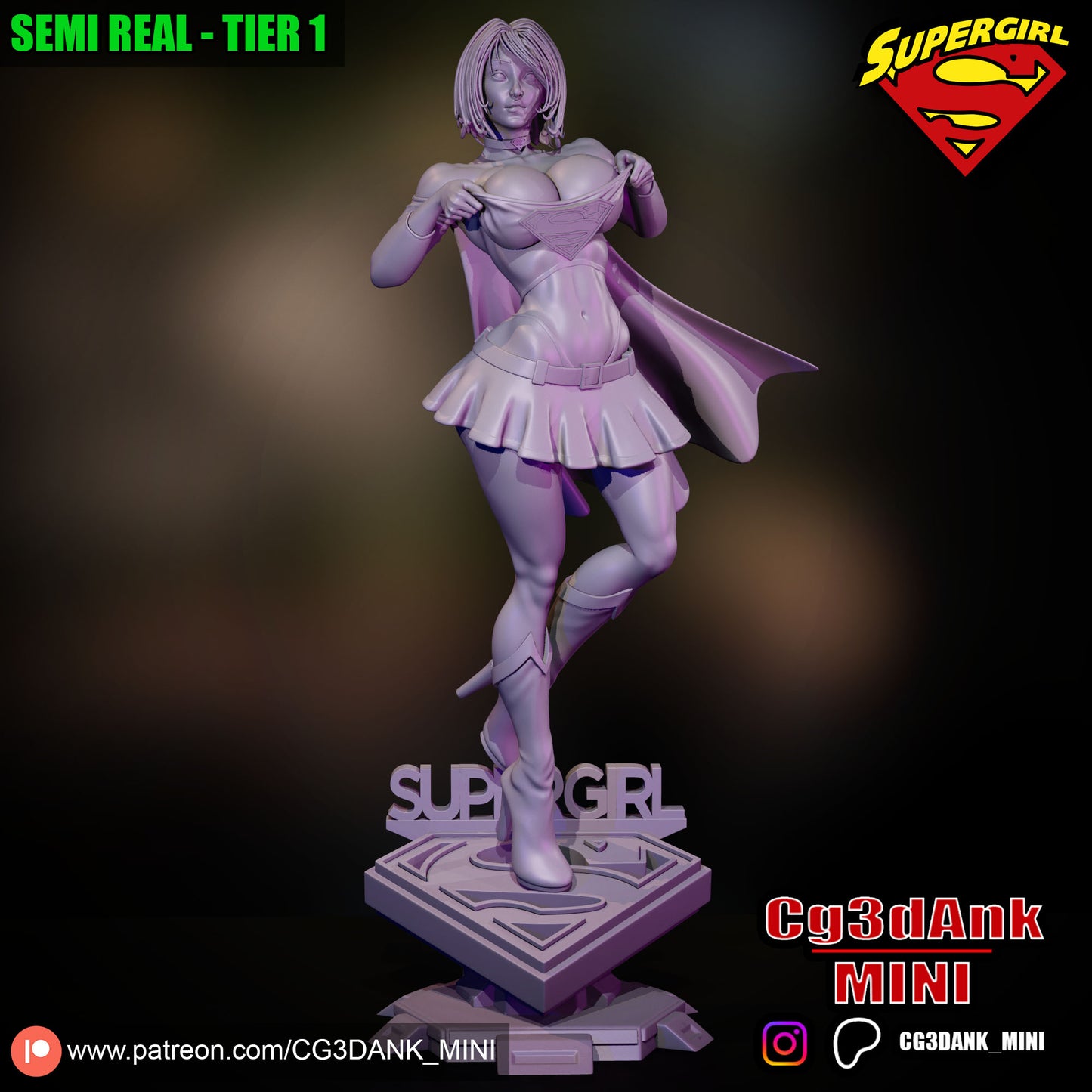 Supergirl Statue