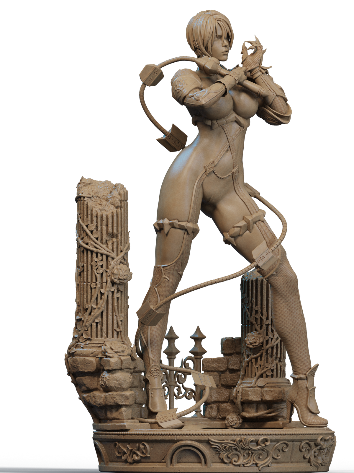 Ivy Valentine Statue 3D-Printed Kit