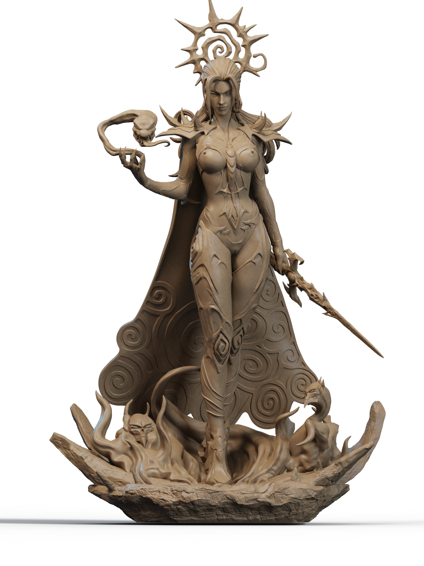 Hela Statue 3D-Printed Kit