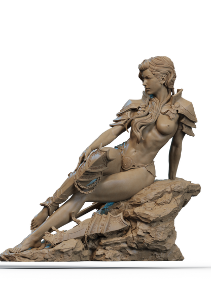 The Ember Queen Statue 3D-Printed Kit