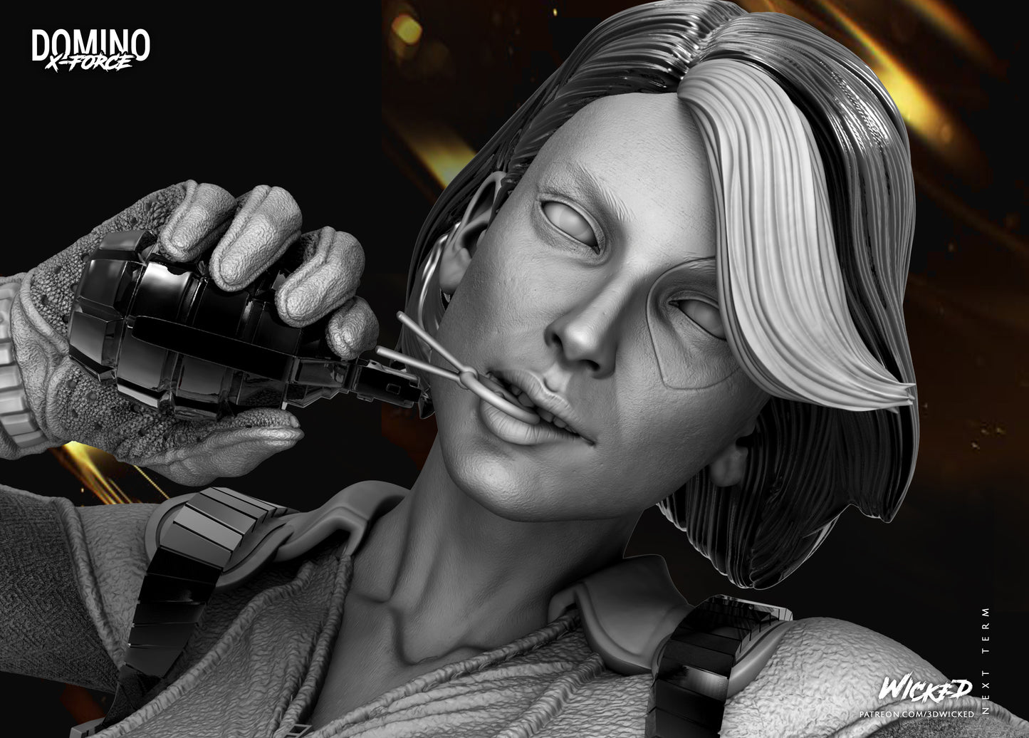 Domino X-Force Statue
