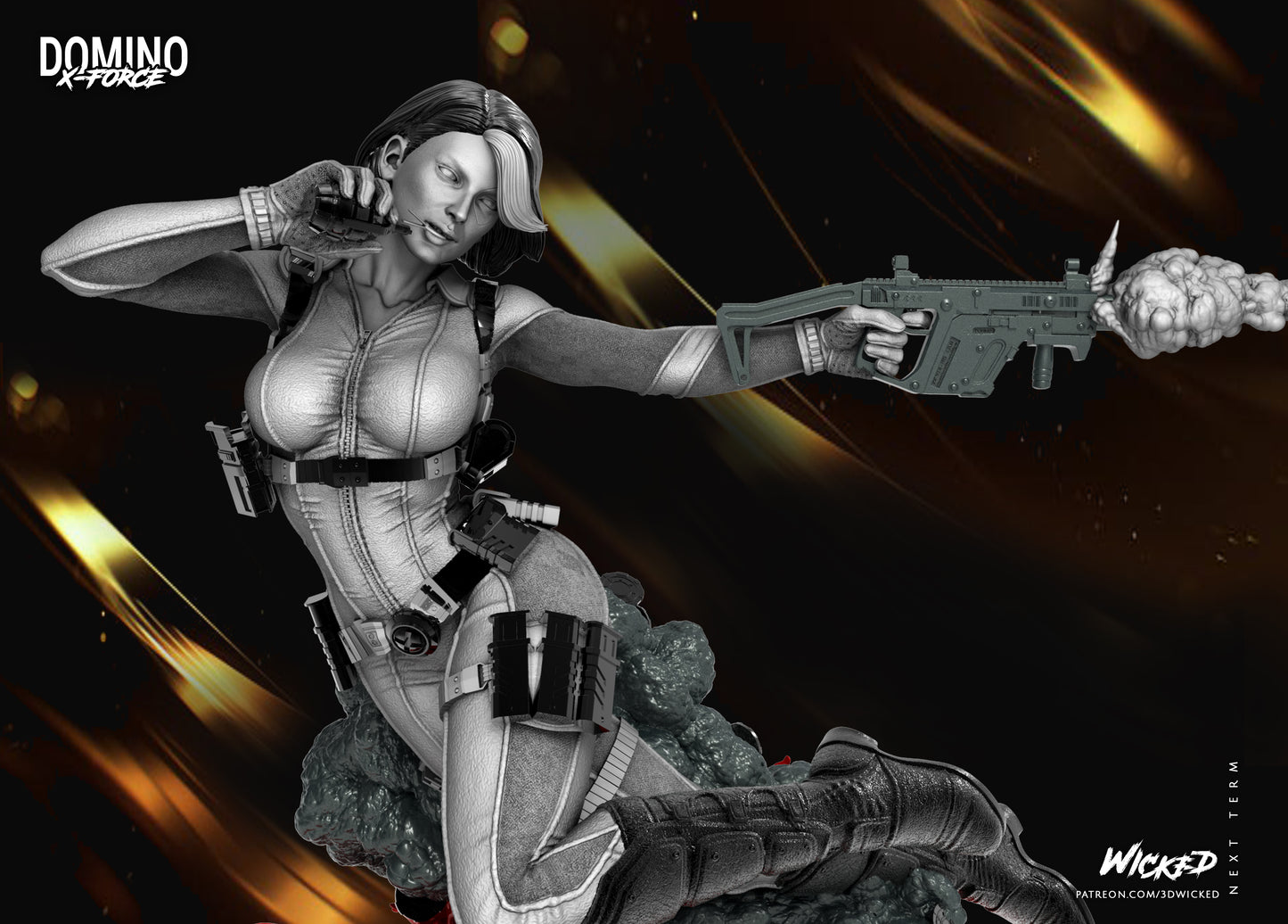 Domino X-Force Statue