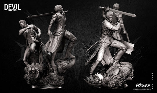 Dante And Vergil (Devil May Cry) Diorama