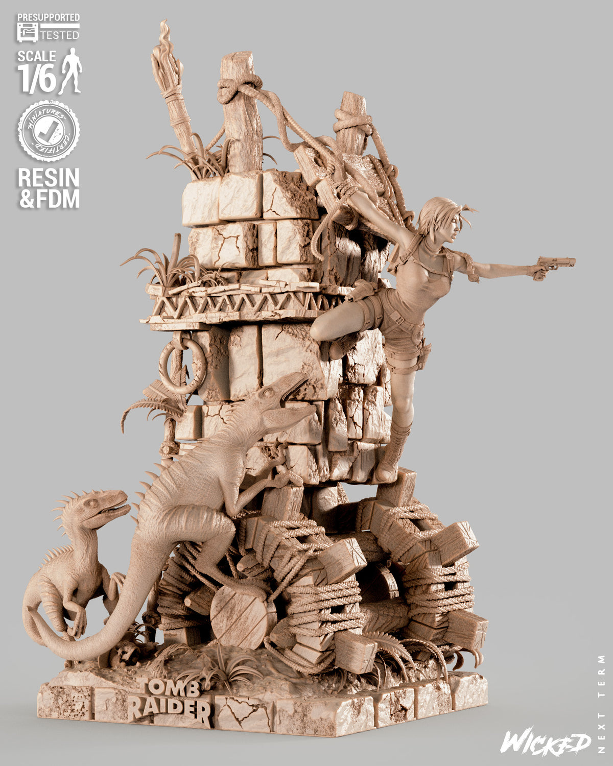Lara Croft Statue