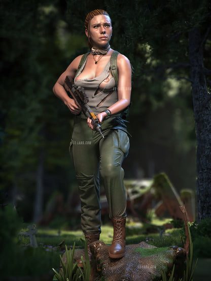 Zora Bennett Jurassic World Rebirth Statue