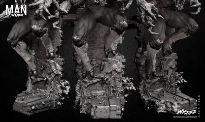 Man Spider Statue