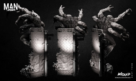 Man Spider Statue