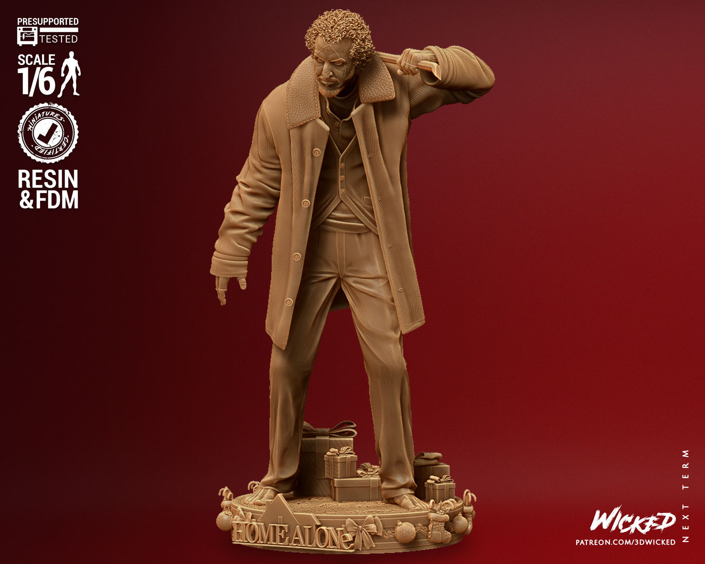 Marv (Home Alone) Statue