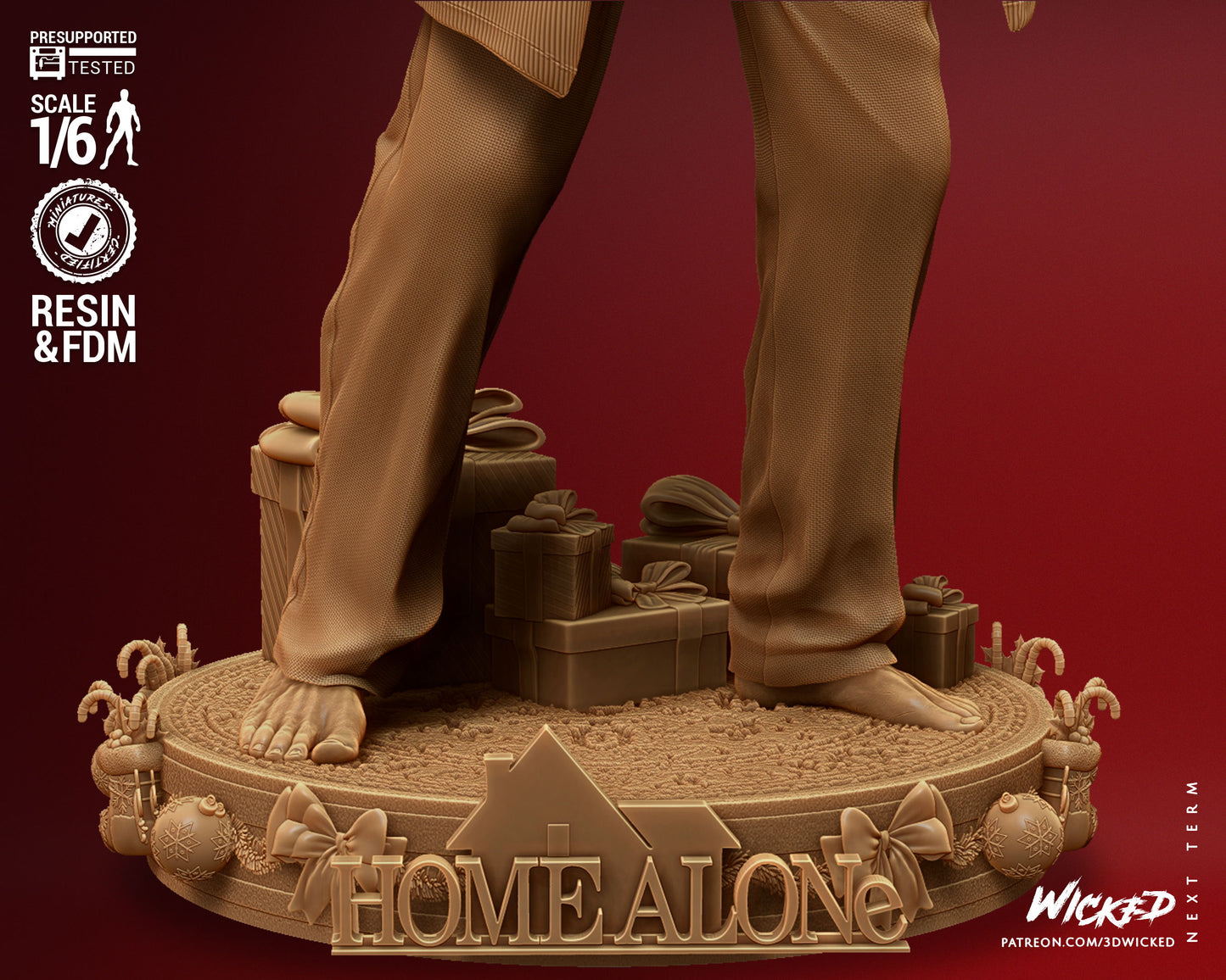 Marv (Home Alone) Statue