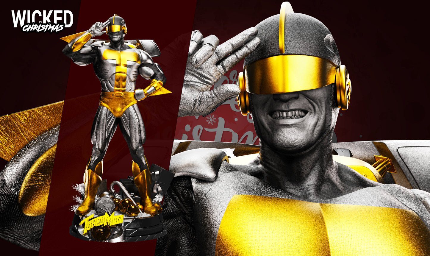 Turboman Statue