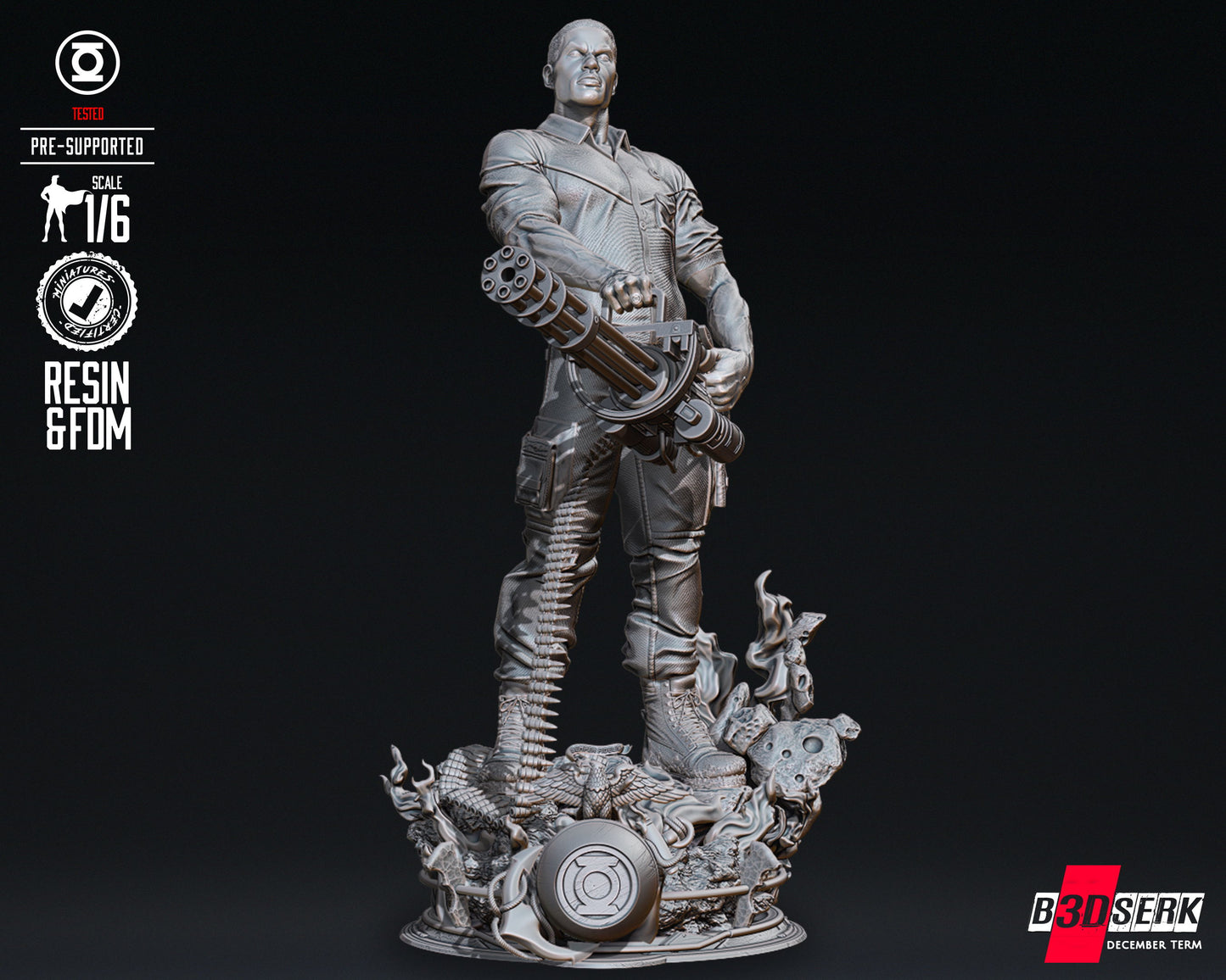 John Stewart (Green Lantern) V2 Statue