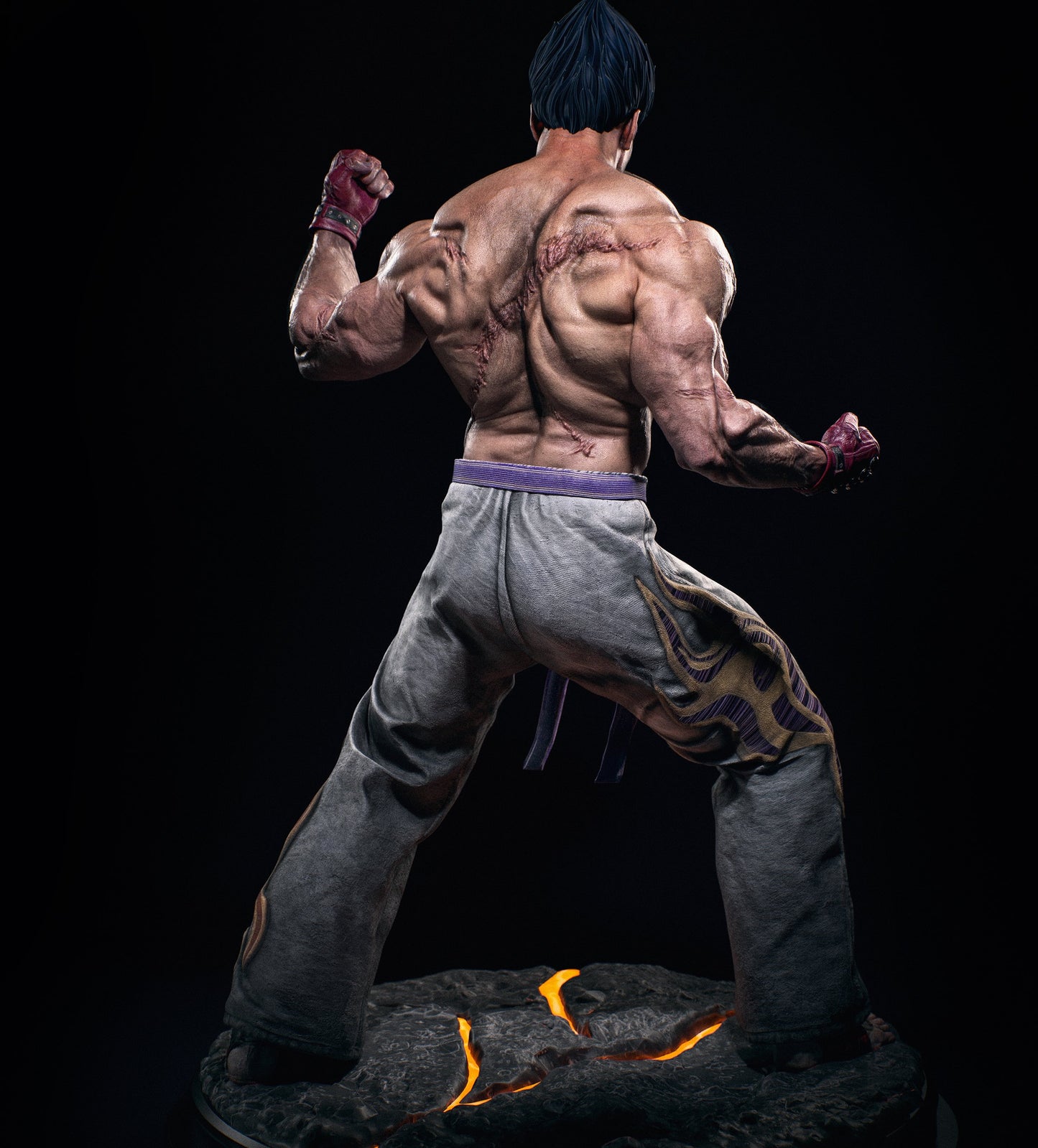 Kazuya Statue 3D-Printed Kit
