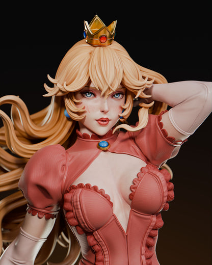 Princess Peach Statue 3D-Printed Kit