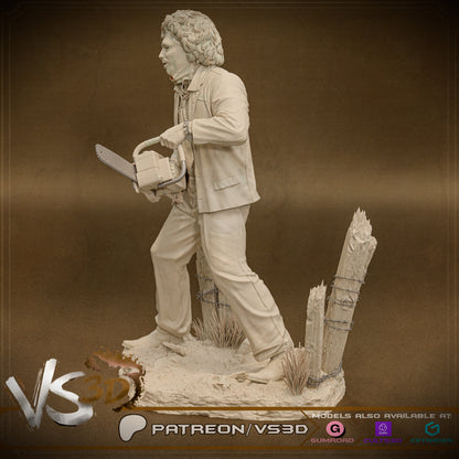 Leatherface Statue 3D-Printed Kit