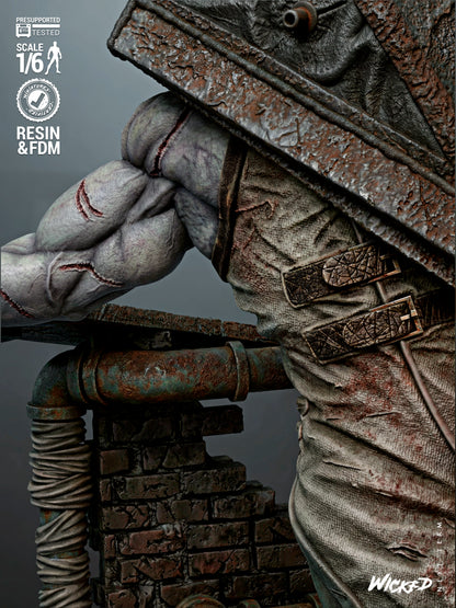 Pyramid Head Statue 3D-Printed Kit