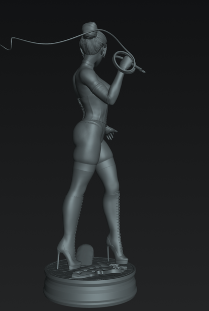 Black Queen Statue 3D-Printed Kit