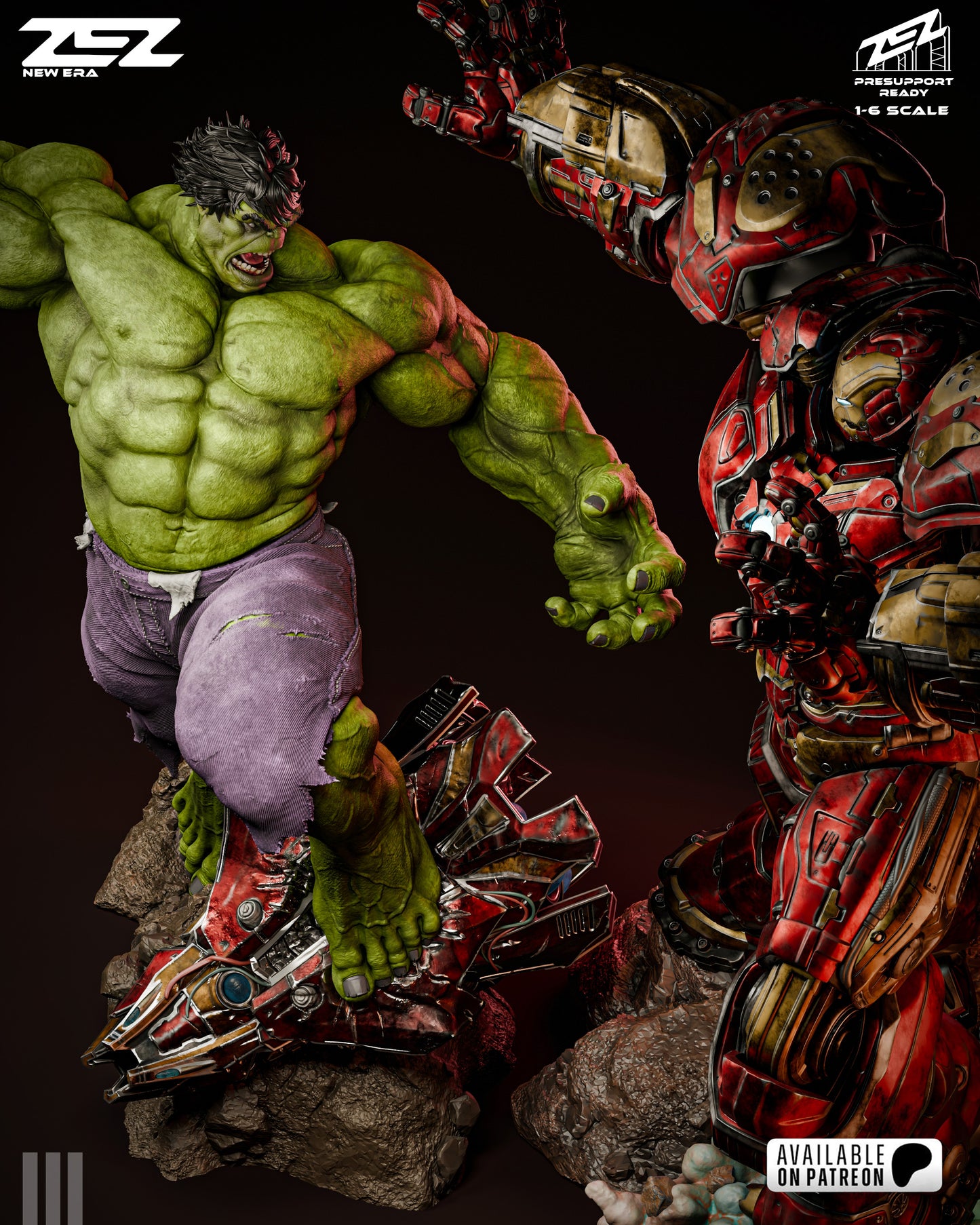 Hulkbuster Statue