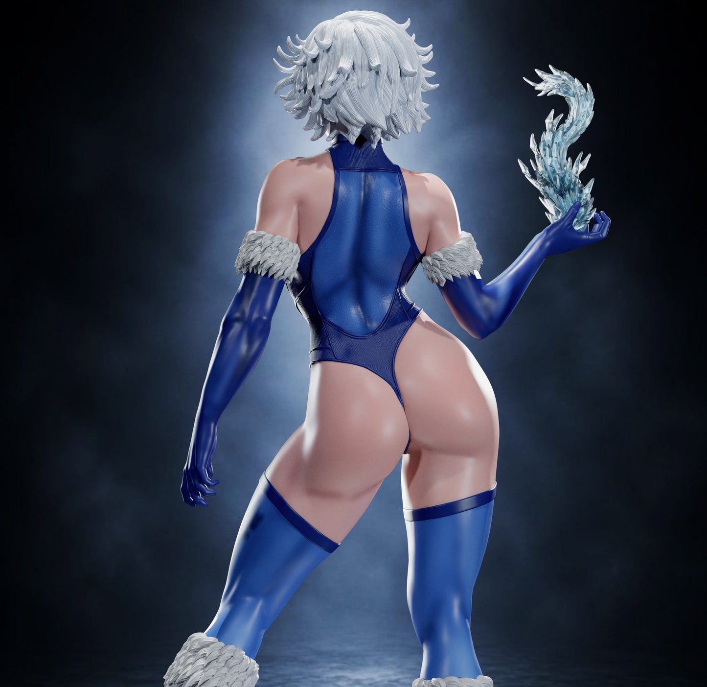 Killer Frost Statue 3D-Printed Kit