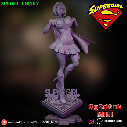 Supergirl Statue