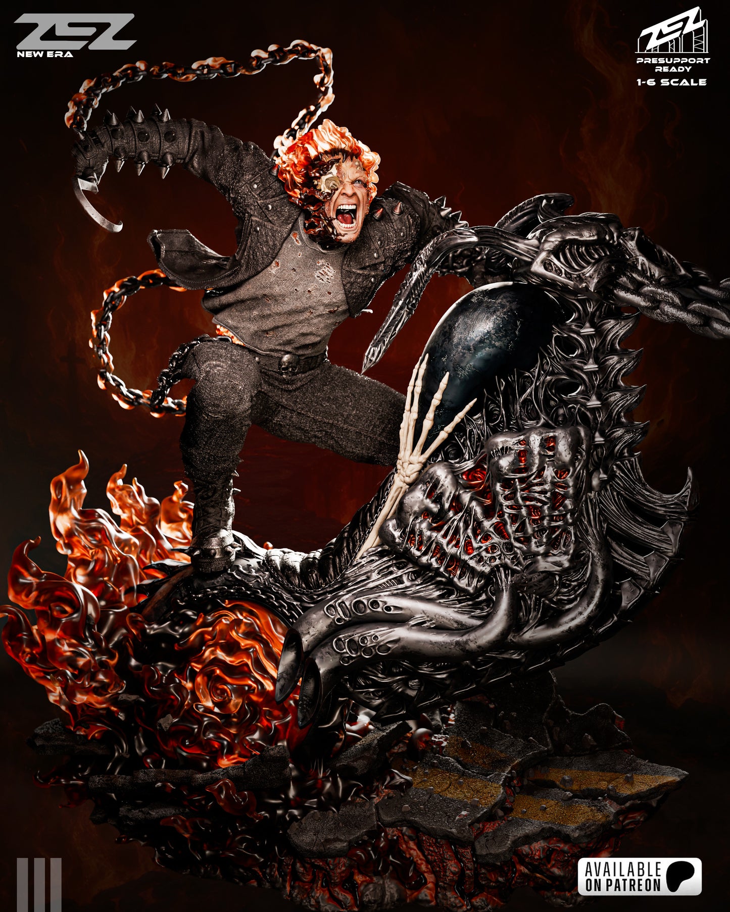 Ghost Rider Statue