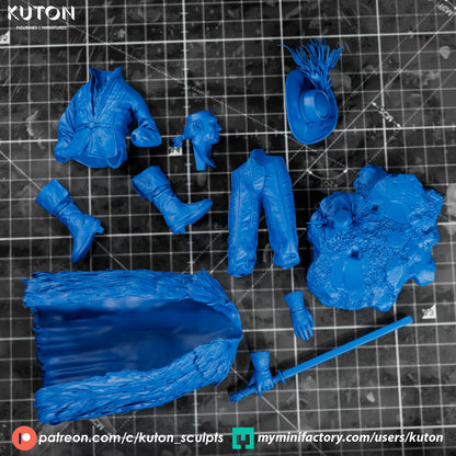 Juan Sanchez Villa Lobos Ramirez Statue 3D-Printed Kit