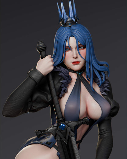Queen Of Spades Statue 3D-Printed Kit
