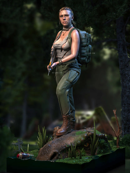 Zora Bennett Jurassic World Rebirth Statue