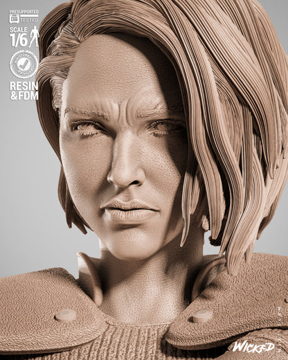 Jill Valentine Statue 3D-Printed Kit