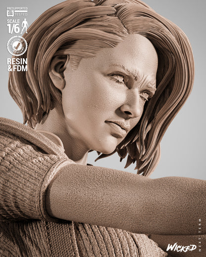Jill Valentine Statue 3D-Printed Kit