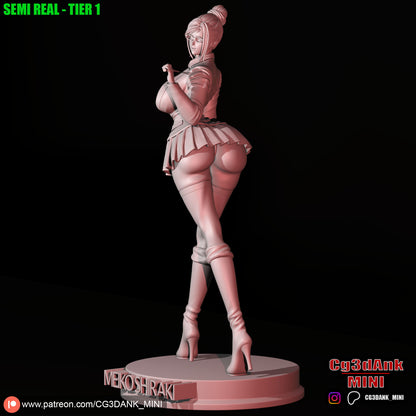 Meiko Shiraki Statue 3D-Printed Kit